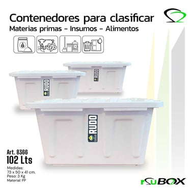 Caja Rudo blanca RSU BOX
