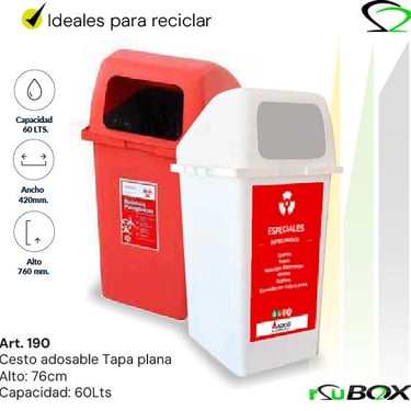Contenedor diferenciado por tipo de residuo