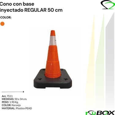 Cono de seguridad vial RSU BOX